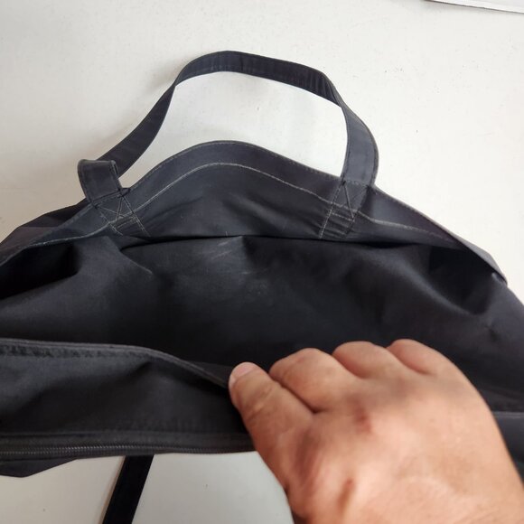 Baggallini Black Expandable Overnight Tote Bag Travel Bag Packable Zipper Pocket - Picture 14 of 16